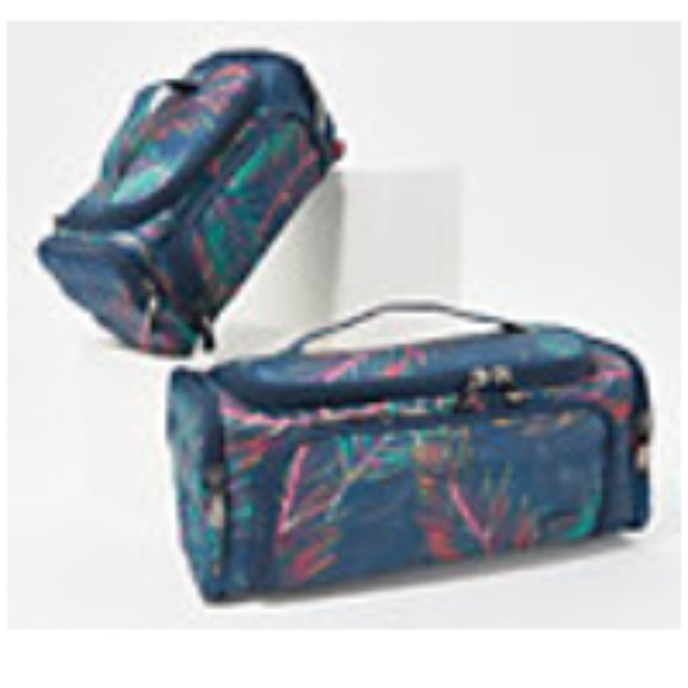 Lug Cosmetic Case Set - Trolley and Trolley Mini / Tropical Multi
